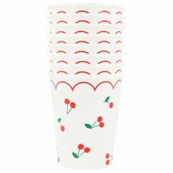 Enfant Meri Meri Gobelets Cherry - Set de 8
