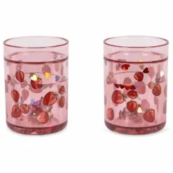 Enfant Konges Sløjd Gobelets glitter Fragola - Set de 2 |
