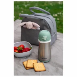 Béaba Tasses Et Gobelets D'Apprentissage|Premiers Repas|Gourde en inox - 350 ml |
