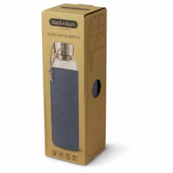 Outlet Black + Blum Gourde en verre borosilicate- 600 ml | Slate