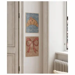 Outlet Studio Loco Grande affiche Croissant | Bleu