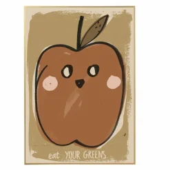 Clearance Studio Loco Grande affiche Eat your greens Multicolore