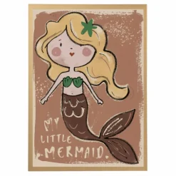 Studio Loco Grande affiche sirène x Smallable Multicolore Best