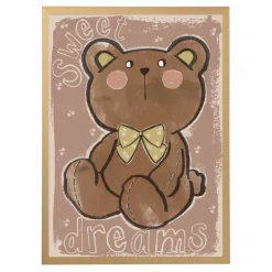 Enfant Studio Loco Décoration Murale|Déco Murale Enfant|Grande affiche Teddy