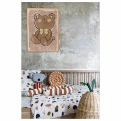 Enfant Studio Loco Décoration Murale|Déco Murale Enfant|Grande affiche Teddy