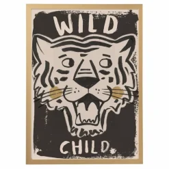 Studio Loco Grande affiche Wild Child Multicolore Hot