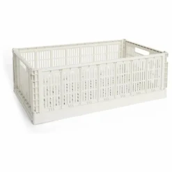 Sale Hay Grande cagette pliable Crate | Blanc