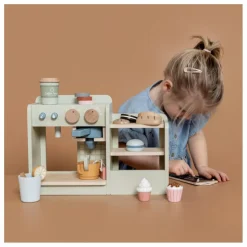 Hot Little Dutch Grande machine à café en bois Multicolore