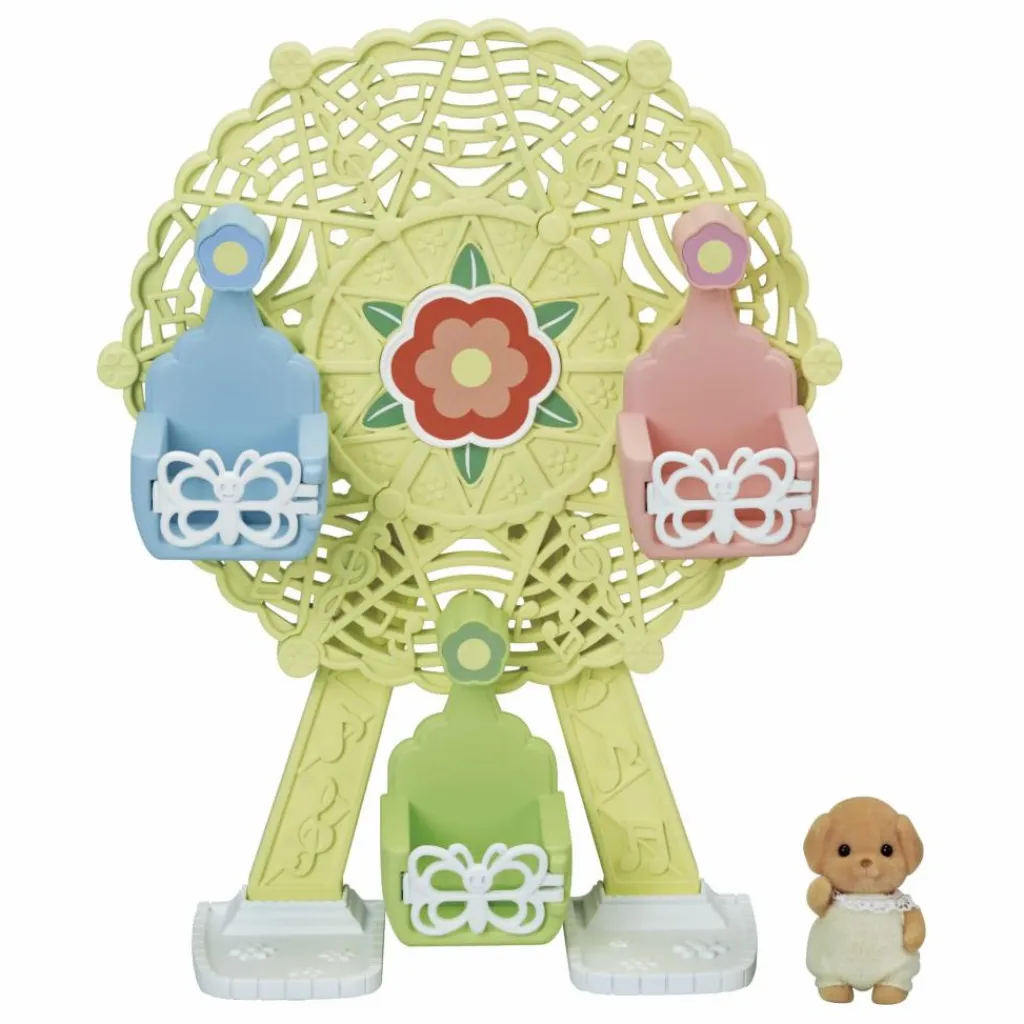 Outlet Sylvanian Families Grande roue et bébé caniche Multicolore