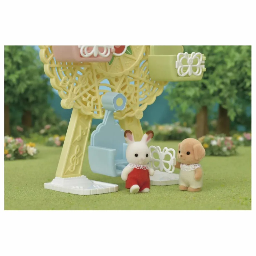 Outlet Sylvanian Families Grande roue et bébé caniche Multicolore