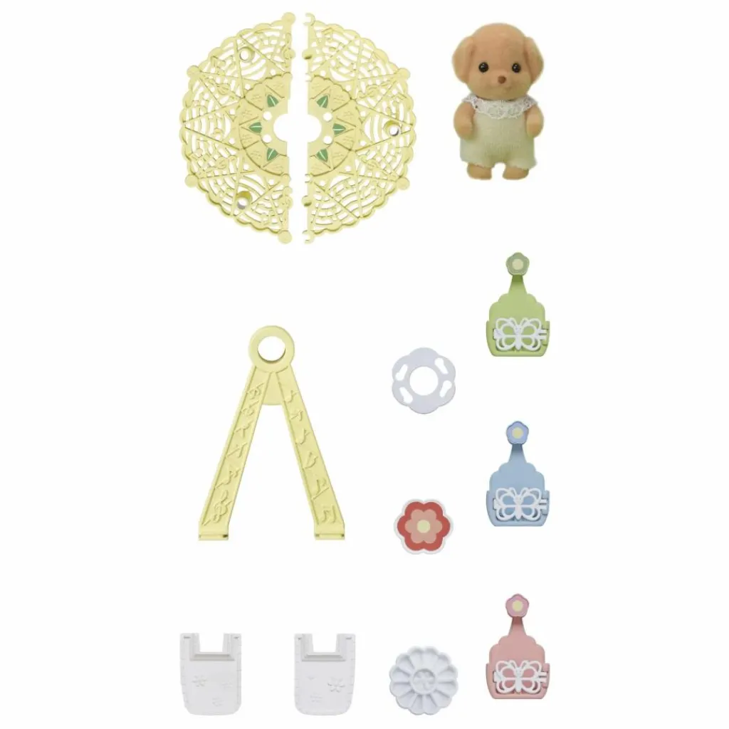 Outlet Sylvanian Families Grande roue et bébé caniche Multicolore