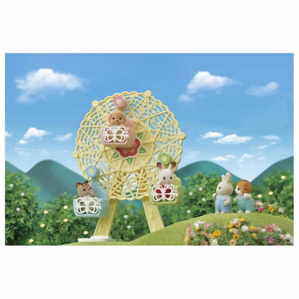 Outlet Sylvanian Families Grande roue et bébé caniche Multicolore