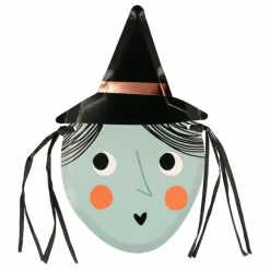 Enfant Meri Meri Décoration De Fête|Grandes assiettes Sorcières en carton - Set de 8