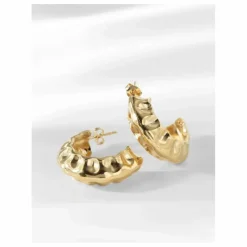 Femme Louise Damas Grandes Créoles Vénus |