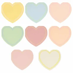 Enfant Meri Meri Grandes serviettes coeur - Set de 16 |