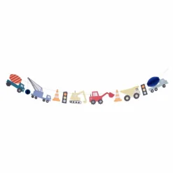 Hot Meri Meri Guirlande festive Chantier de Construction Multicolore