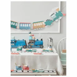 Meri Meri Guirlande festive Locomotive Multicolore Hot
