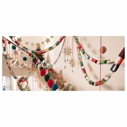 Meri Meri Guirlande géante lampions de Noël Multicolore Sale