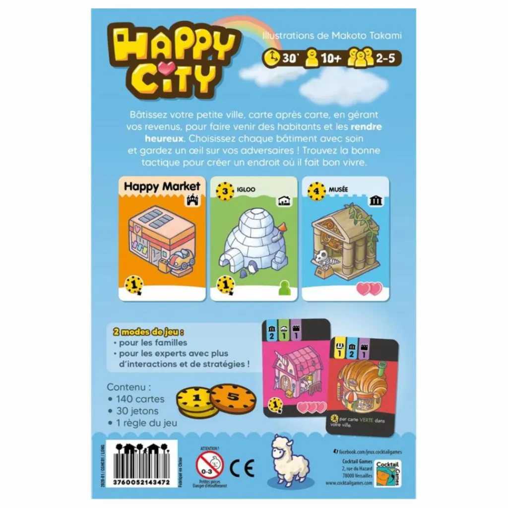 Asmodee Happy City Multicolore Clearance