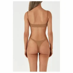 Femme Zulu & Zephyr Maillots De Bain|Haut de Maillot Almond Côtelé |