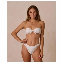 Best Rylee + Cru Haut de Maillot Citron Fibres Recyclées | Ivoire