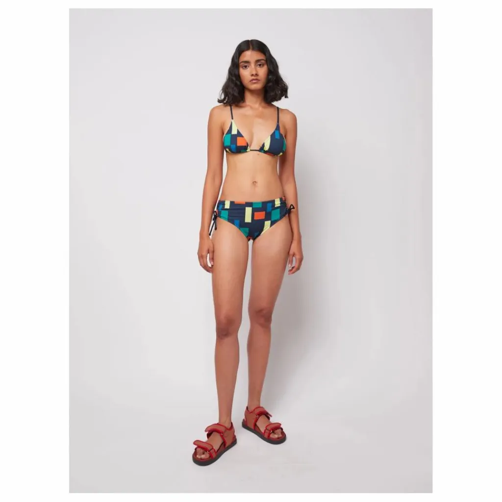 Bobo Choses Haut de Maillot Color Block Fibres Recyclées - Collection Femme | Bleu marine Hot