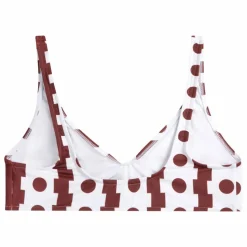 Hot Bobo Choses Haut de Maillot Géométrique Fibres Recyclées - Collection Femme | Marron