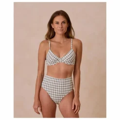 Femme Rylee + Cru Haut de Maillot Vichy Fibres Recyclées |