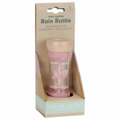 Little Dutch Jouets D'Éveil|Hochets Et Anneaux De Dentition|Hochet de pluie en bois FSC - Fairy Garden |