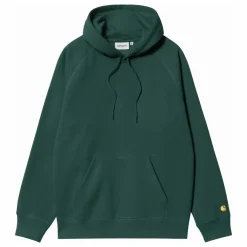 Outlet Carhartt WIP Hoodie Chase | Vert foncé