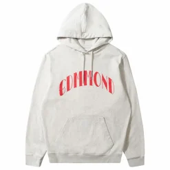 Best Edmmond Studios Hoodie Core Logo Coton Bio | Gris chiné clair