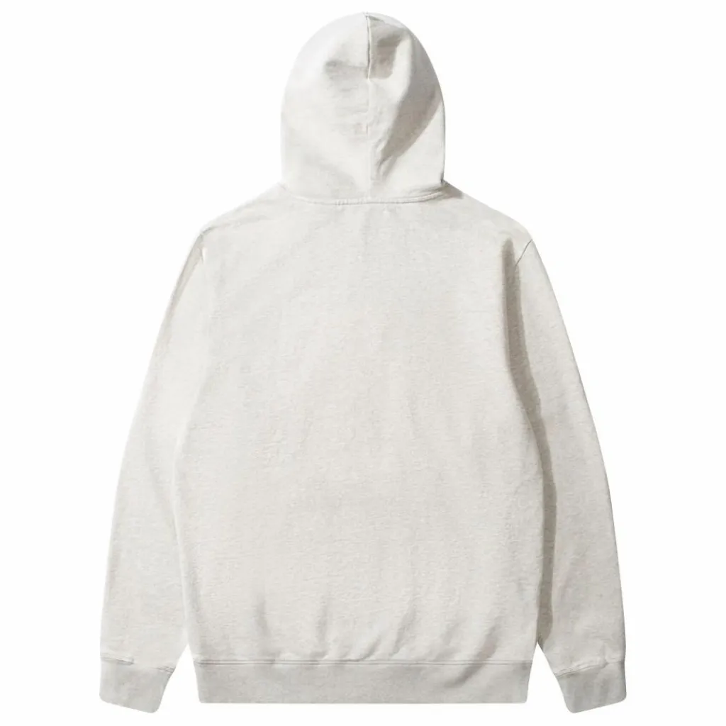 Best Edmmond Studios Hoodie Core Logo Coton Bio | Gris chiné clair