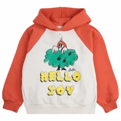 Bobo Choses Hoodie Hello Joy Coton Bio | Rouge Discount