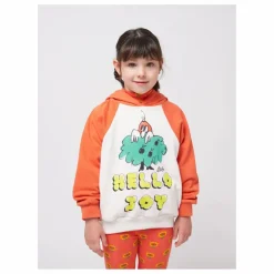 Bobo Choses Hoodie Hello Joy Coton Bio | Rouge Discount