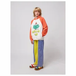 Bobo Choses Hoodie Hello Joy Coton Bio | Rouge Discount
