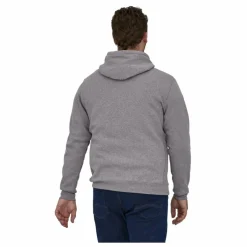 Patagonia Hoodie Logo - Collection Homme | Gris chiné foncé Discount