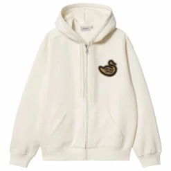 Homme Carhartt WIP Hoodie Zippé Brown Ducks |