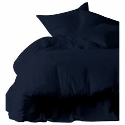 Clearance Haomy Housse de couette Dili en voile de coton | Encre