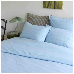 La cerise sur le gâteau Housse de couette en coton bio Chloë | Bleu ciel Hot