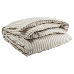 Le Monde Sauvage Housse de couette Sandhills en lin | Blanc cassé New