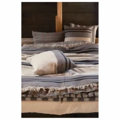 Libeco Coussins|Housse de coussin en lin Black House Stripe |