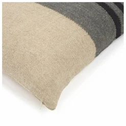 Libeco Coussins|Housse de coussin en lin Black House Stripe |