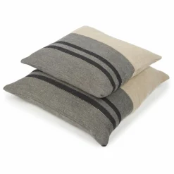 Libeco Coussins|Housse de coussin en lin Black House Stripe |