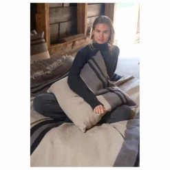 Libeco Coussins|Housse de coussin en lin Black House Stripe |