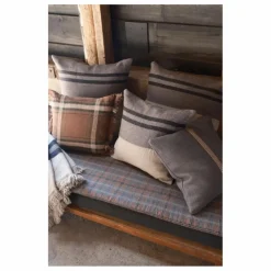 Libeco Coussins|Housse de coussin en lin Black House Stripe |