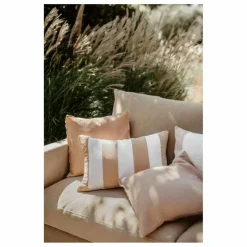 Haomy Housse de coussin en lin et velours Perth |