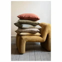 Madam Stoltz Housse de coussin en lin et coton |