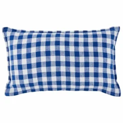 Discount Gabrielle Paris Housse de coussin en lin lavé Taormina | Bleu