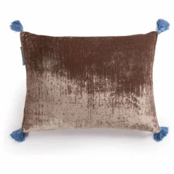 Le Monde Sauvage Housse de coussin en velours de soie Goa |