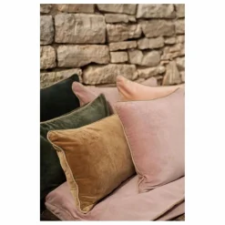 Outlet Haomy Housse de coussin en velours New Delhi | Rose poudré